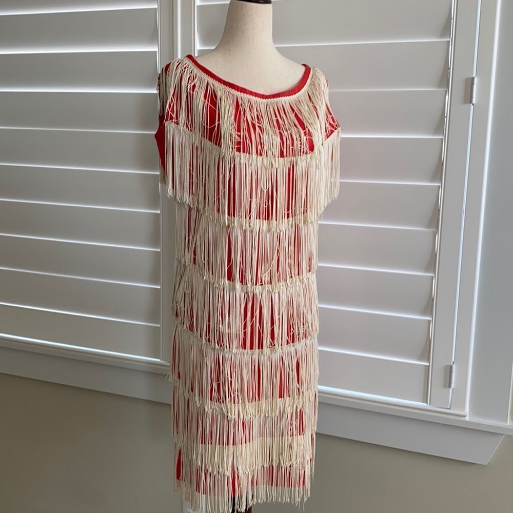 Sz 4 handmade flapper girl costume roaring 20’s dress